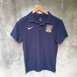 Northampton Town navy polo shirt / jersey. Medium mens.