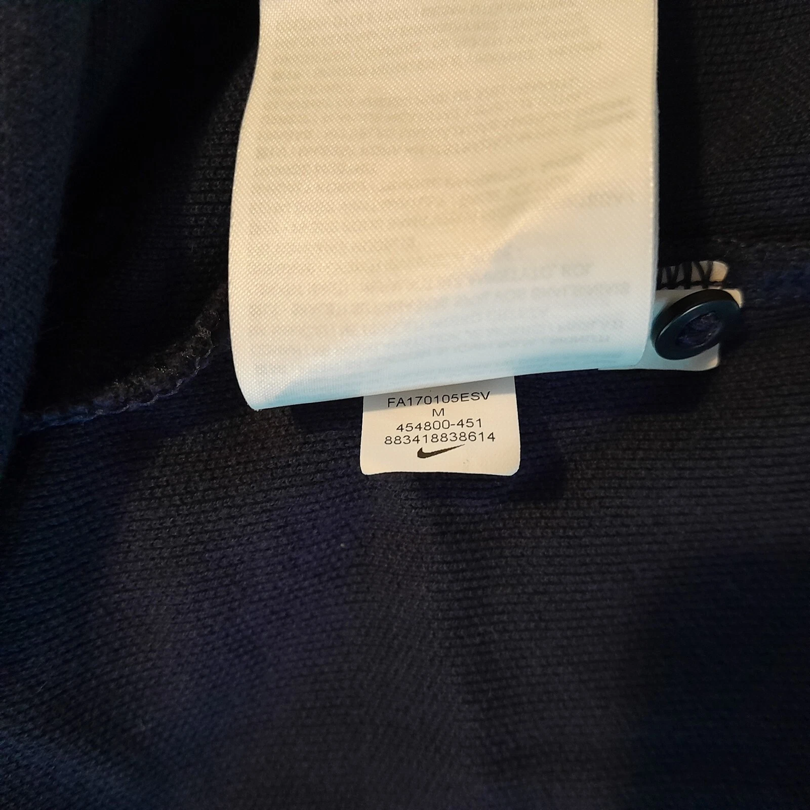 Northampton Town navy polo shirt / jersey. Medium mens. - Image 8