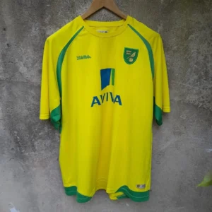 Norwich City 2010-11 home football shirt / jersey. 4XL mens.