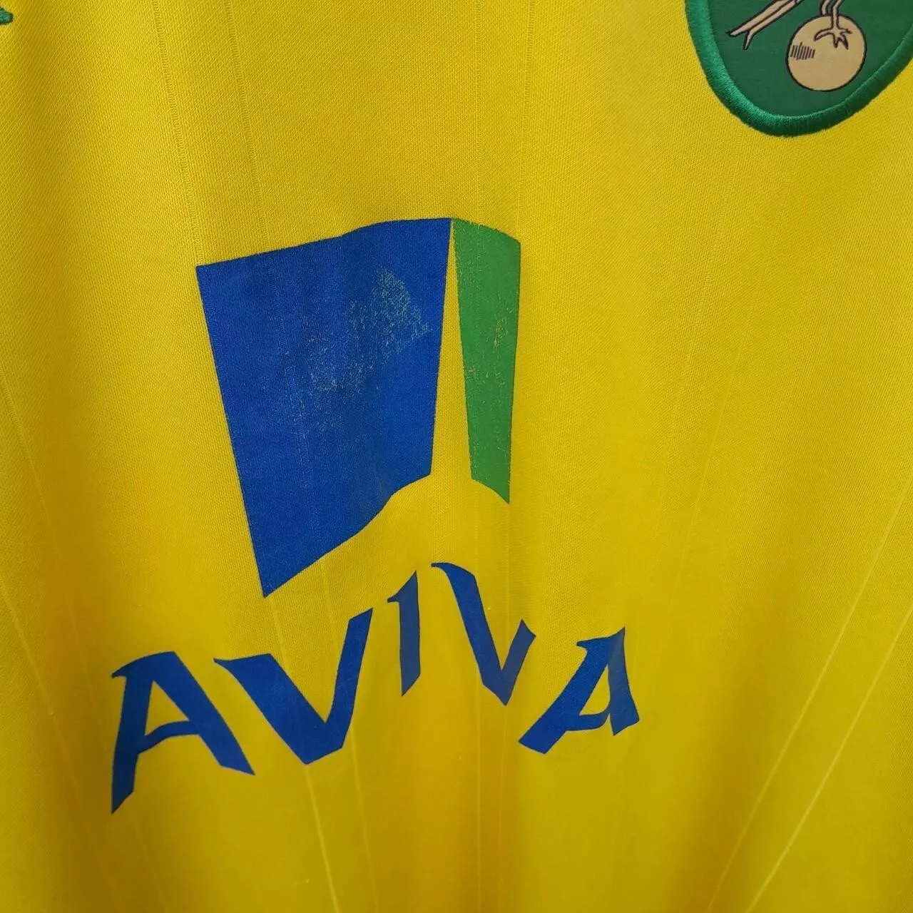 Norwich City 2010-11 home football shirt / jersey. 4XL mens. - Image 2
