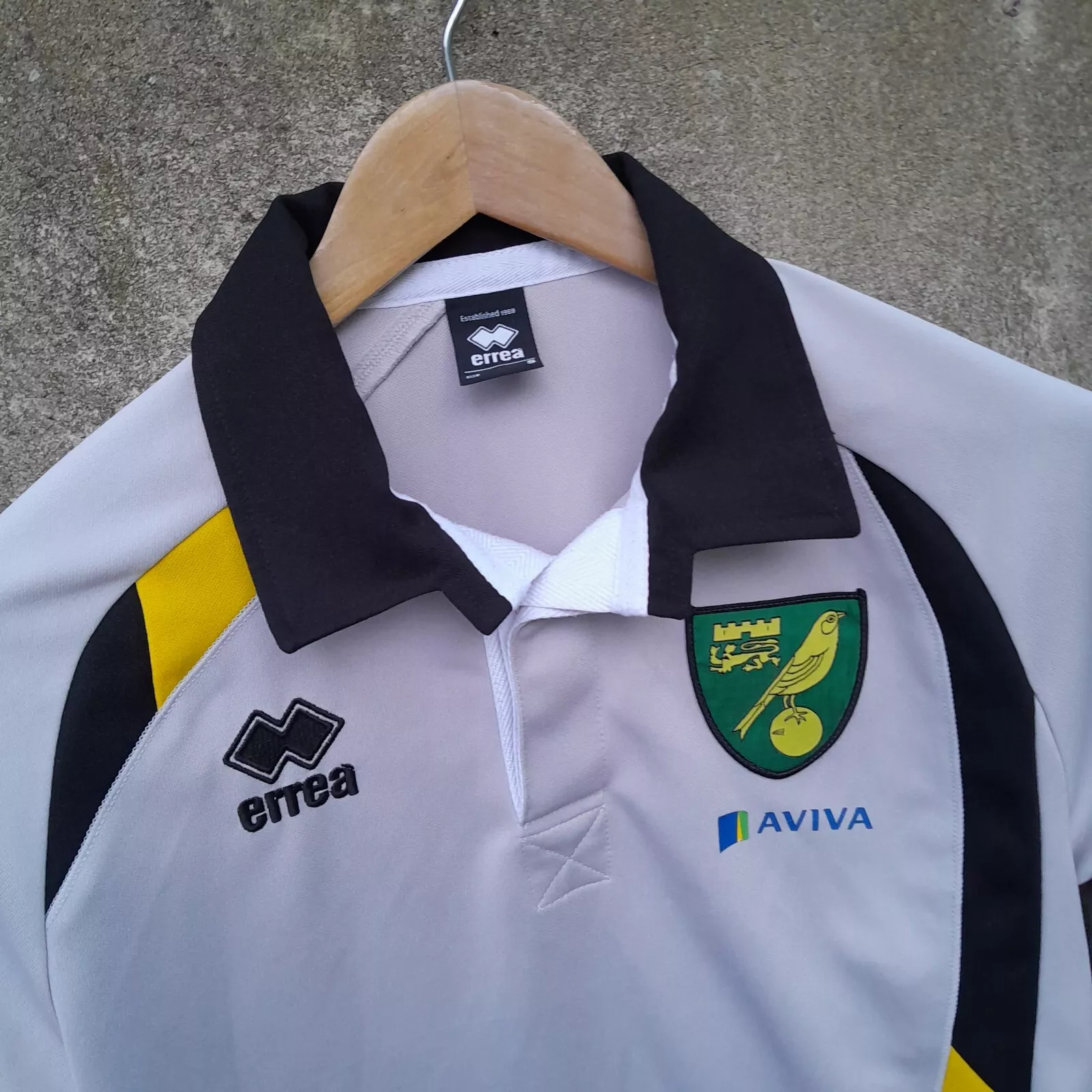 Norwich City rugby football shirt / jersey. Small mens - Image 2