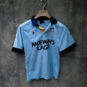 Notts County 1989-91 away football shirt / jersey. Large boys - XS mens