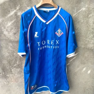 Oldham Athletic 2002-03 home football shirt / jersey. XL Mens Sparta