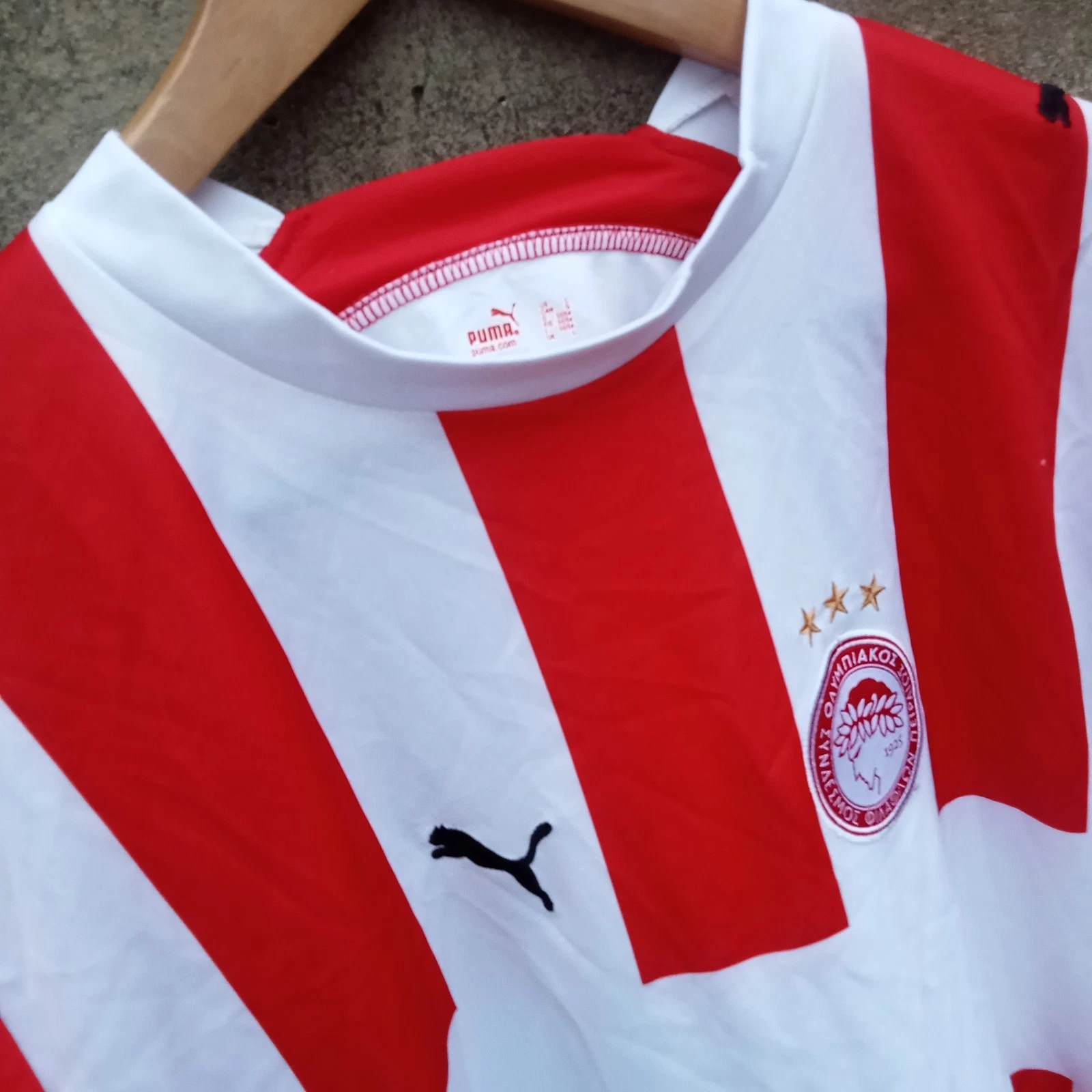 Olympiacos 2006-07 Home football shirt | jersey, Mens Large - Image 2
