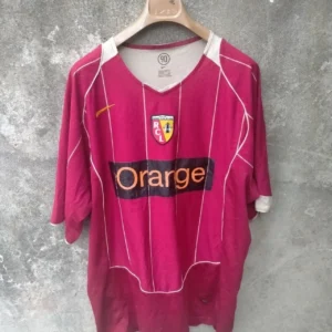 Racing Club Lens 2004-05 away football shirt/ jersey. XXL mens.