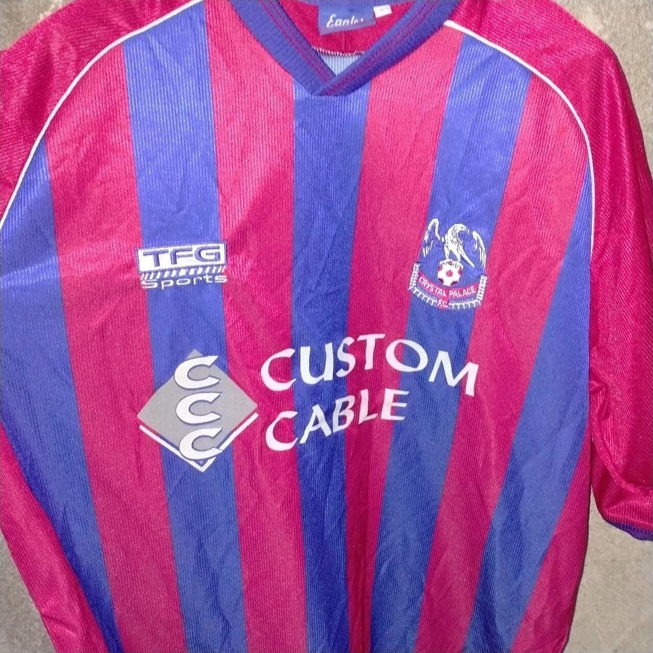 Rare Crystal Palace player issue 1999-00 home football shirt jersey medium mens - Image 2