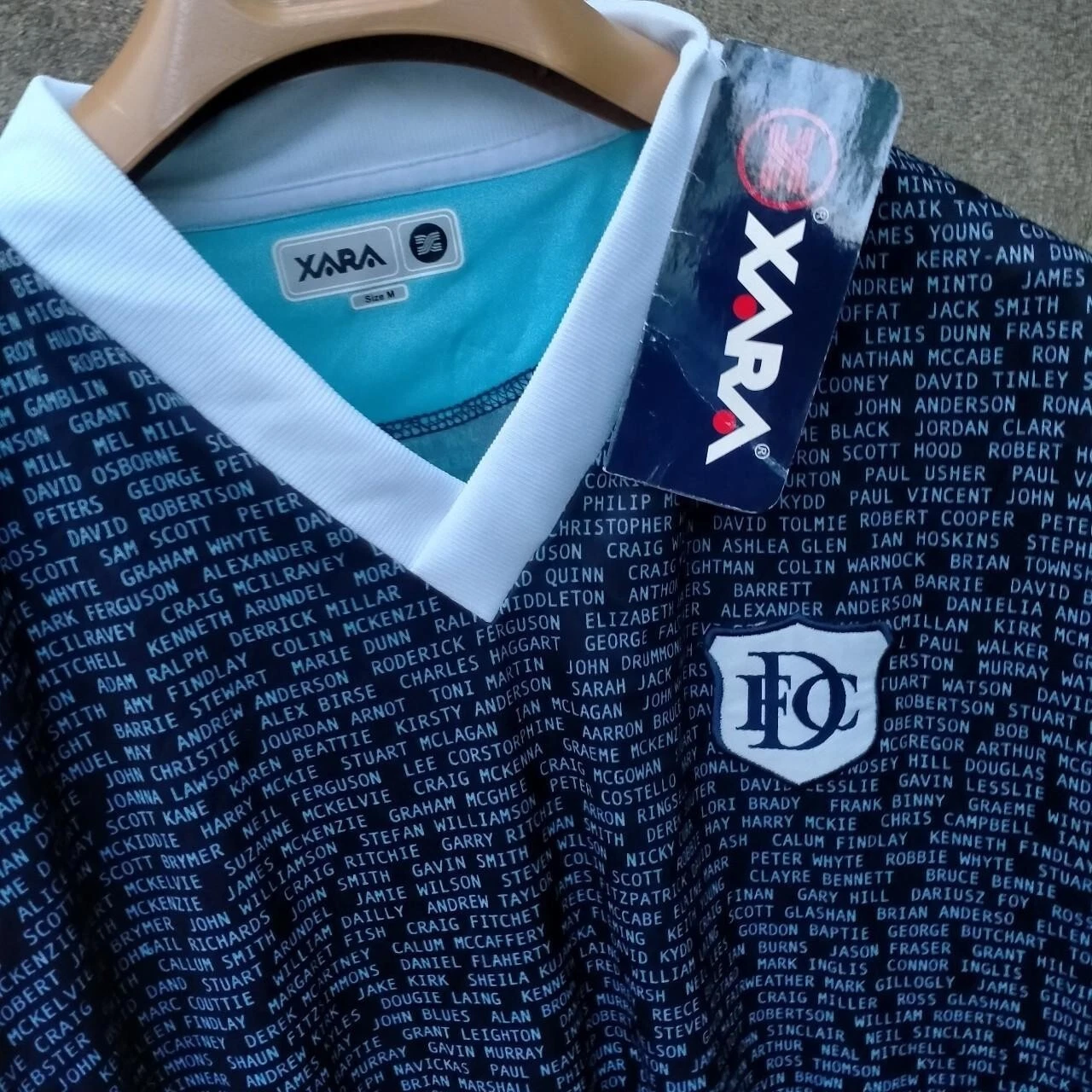 Rare Dundee FC 2002 commemorative football shirt / jersey. Medium mens bnwt - Image 2