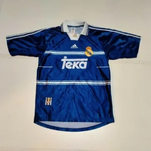 Real Madrid 1998-99 away football shirt. Small mens. New