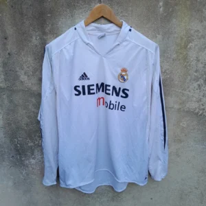 Real Madrid 2004-05 home football shirt / jersey. XL mens. Long Sleeves