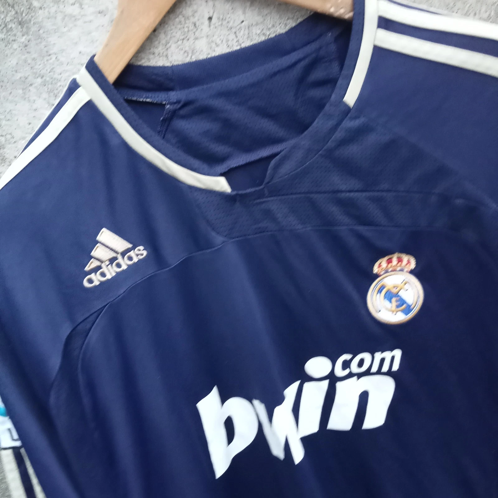 Real Madrid 2007-08 Away football shirt | jersey, Mens XL - Image 2