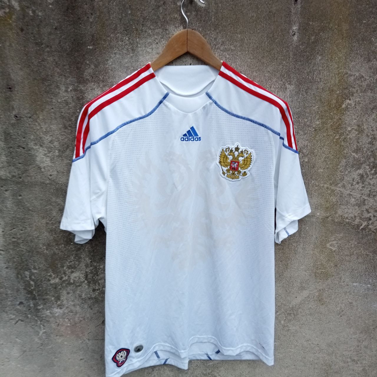 Russia 2009-10 away football shirt / jersey Large mens.