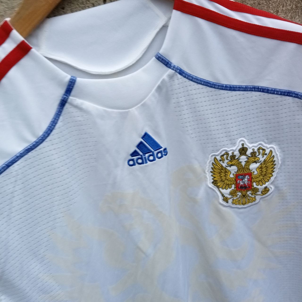 Russia 2009-10 away football shirt / jersey Large mens. - Image 3