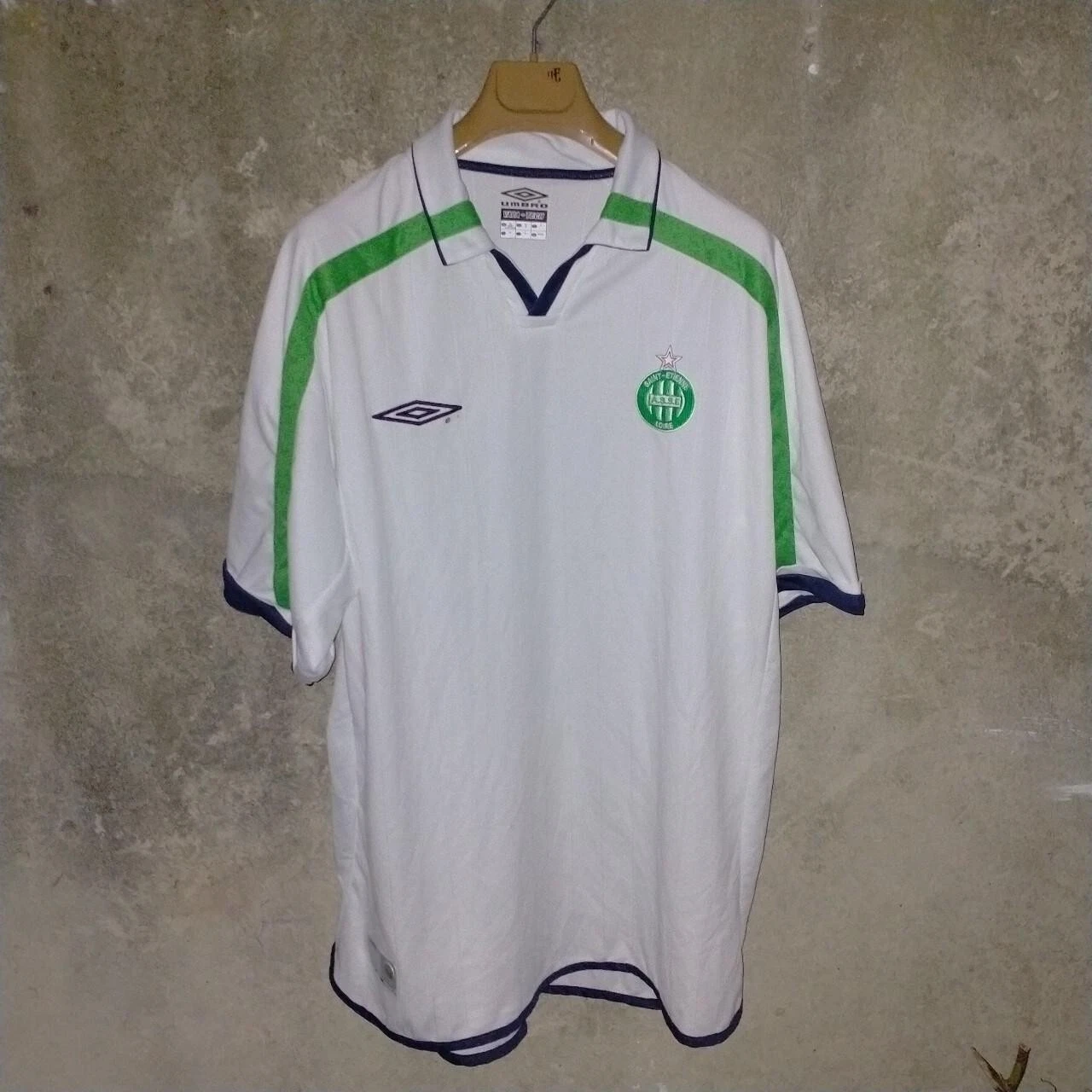 Saint Etienne 2001-02 away football shirt / jersey. XL mens.