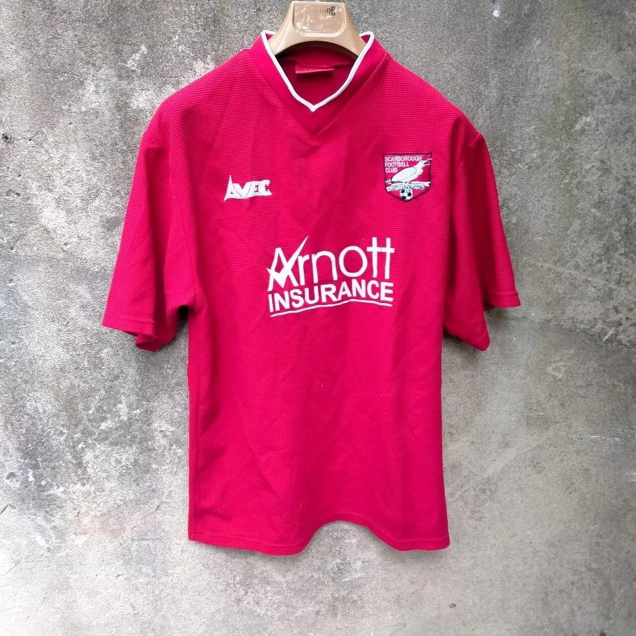 Scarborough 1999-2000 home football shirt / jersey small mens.