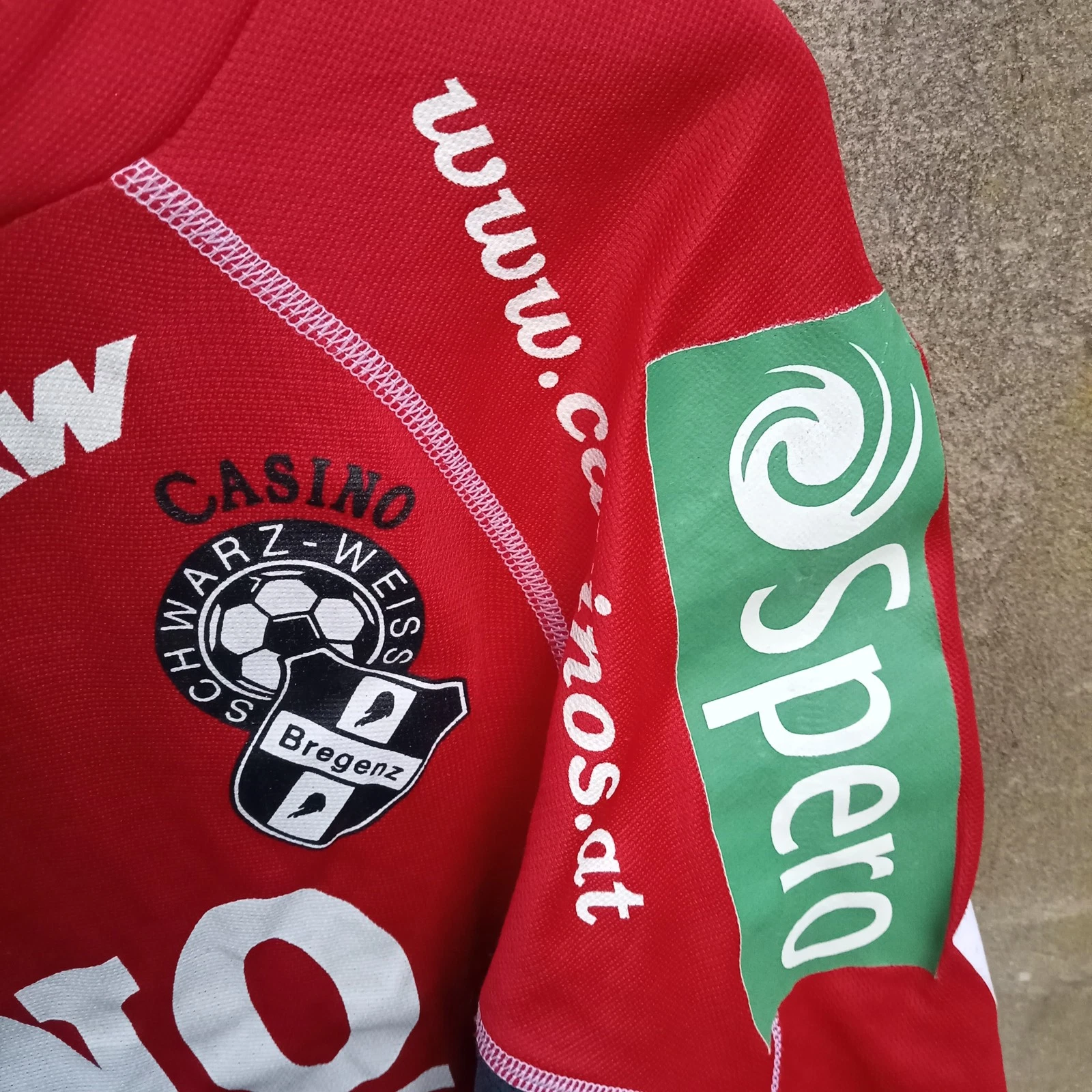 Schwarz - Weiss Bregenz 2003-04 Home football shirt | jersey, Mens XL - Image 4