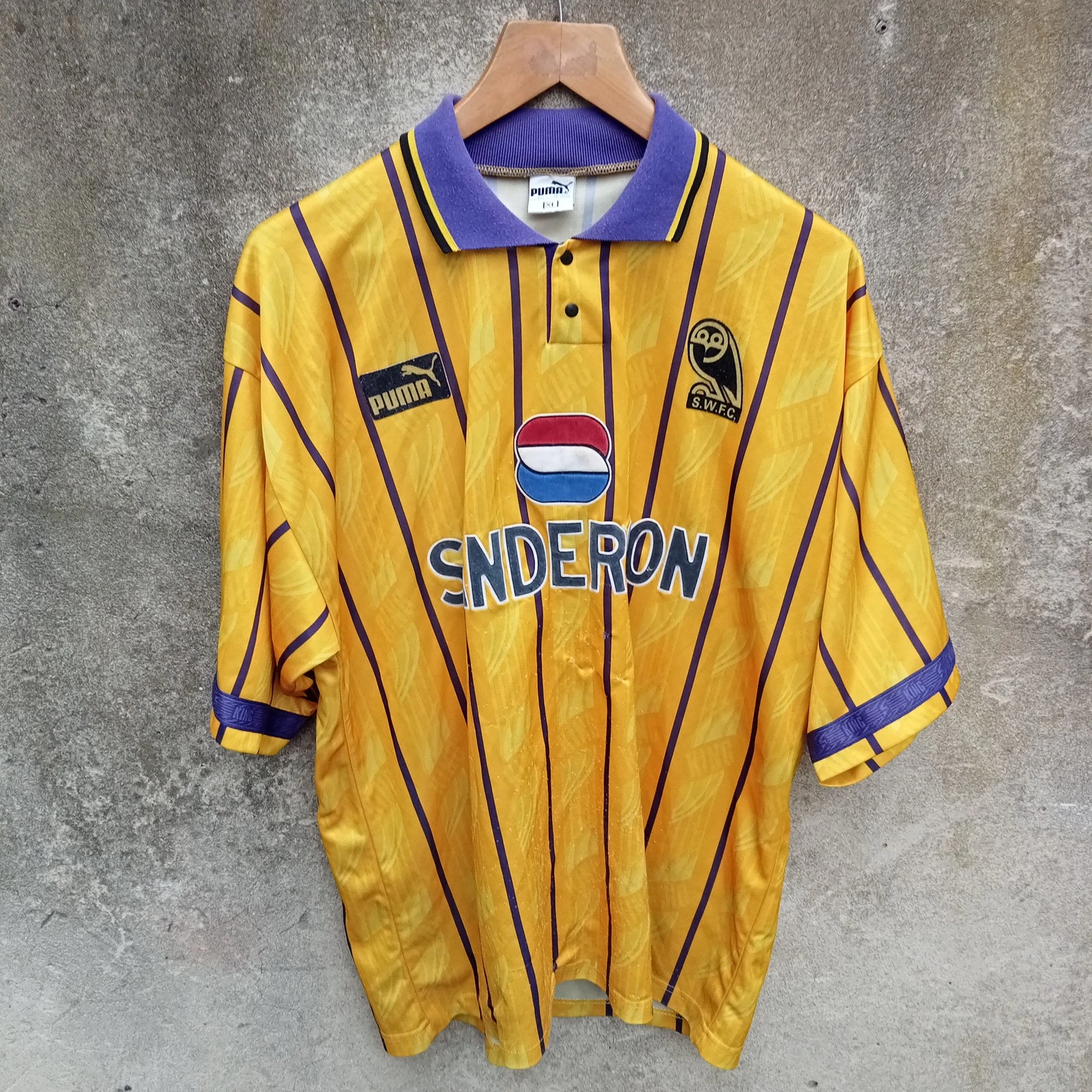 Sheffield Wednesday 1994-95 third football shirt, Mens XL 3rd