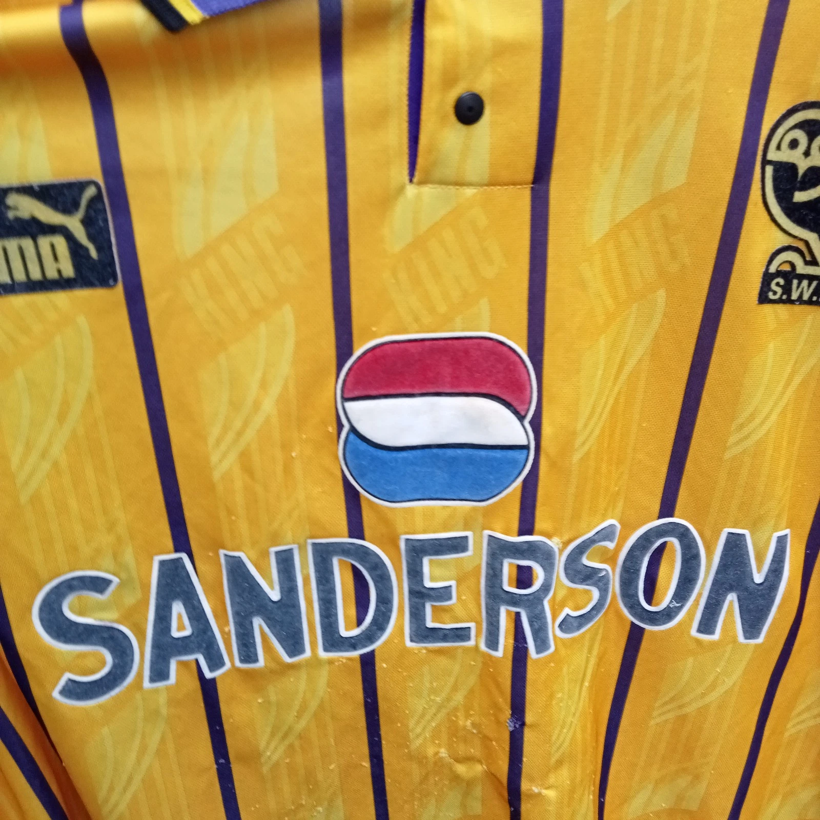 Sheffield Wednesday 1994-95 third football shirt, Mens XL 3rd - Image 4