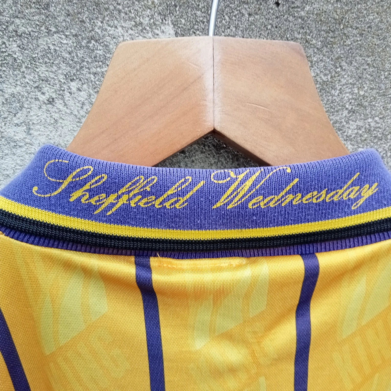 Sheffield Wednesday 1994-95 third football shirt, Mens XL 3rd - Image 7