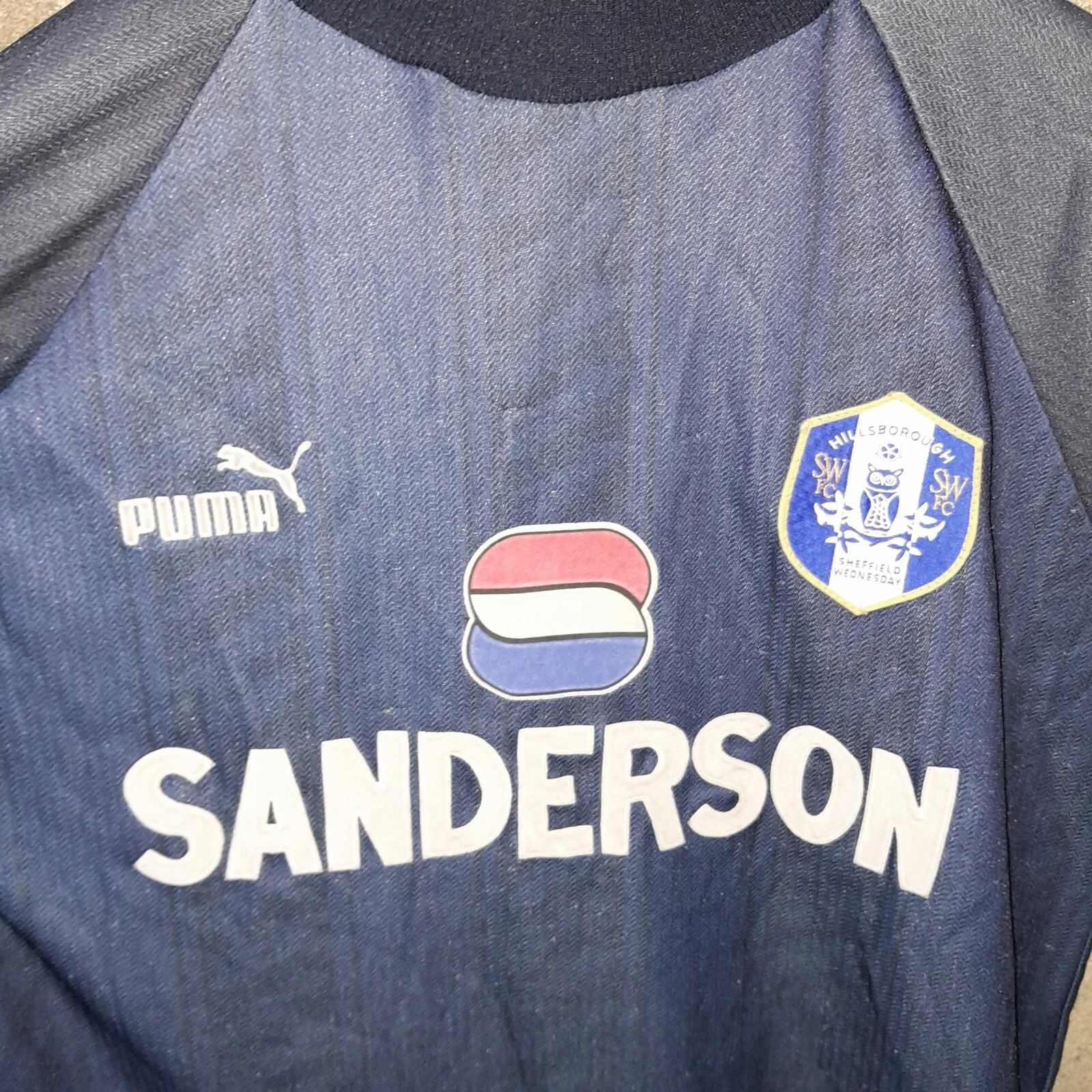 Sheffield Wednesday 1995-96 goalkeeper football shirt / jersey. Medium mens - Image 2