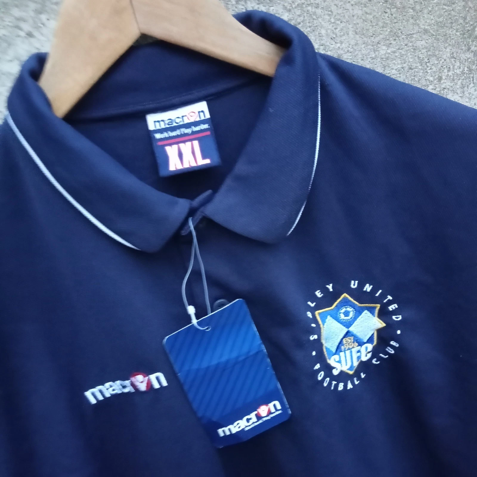 Sidley United Training football Polo shirt, Mens XXL bnwt - Image 2