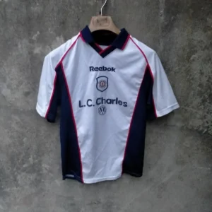 Signed Crewe Alexandra 2000-01 away football shirt/ jersey. Large boys.