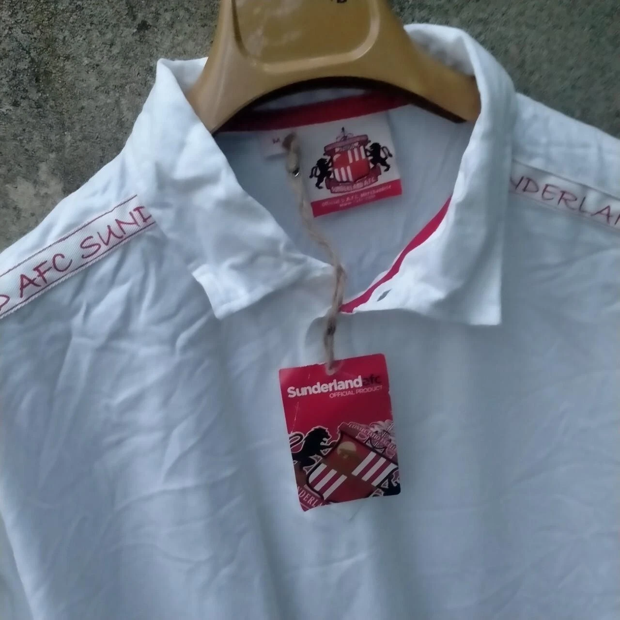 Sunderland 2002 football polo shirt / jersey. Medium mens. Bnwt - Image 2