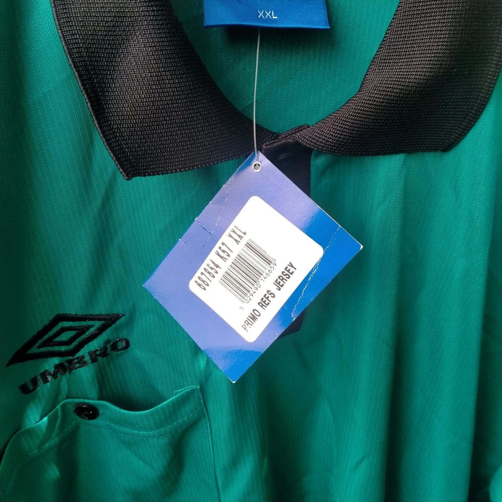 Umbro 90s Premier league ref football shirt / jersey. XXL mens referee BNWT - Image 3