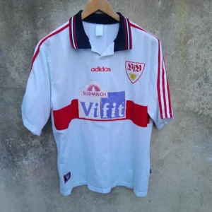 VFB Stuttgart 1996-97 home football shirt/ jersey. Large mens