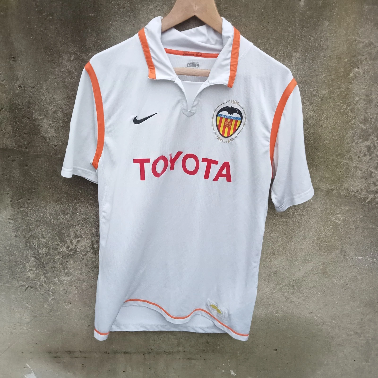 Valencia 2007-08 home football shirt | jersey, Mens Large