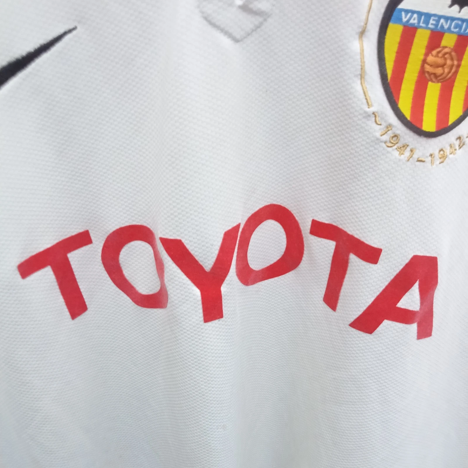 Valencia 2007-08 home football shirt | jersey, Mens Large - Image 7