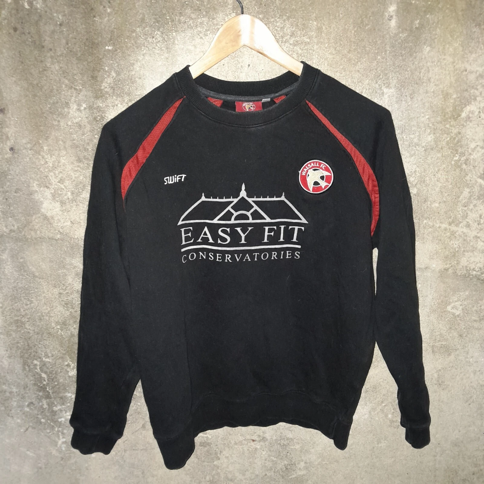 Walsall training football sweatshirt / jumper Large mens