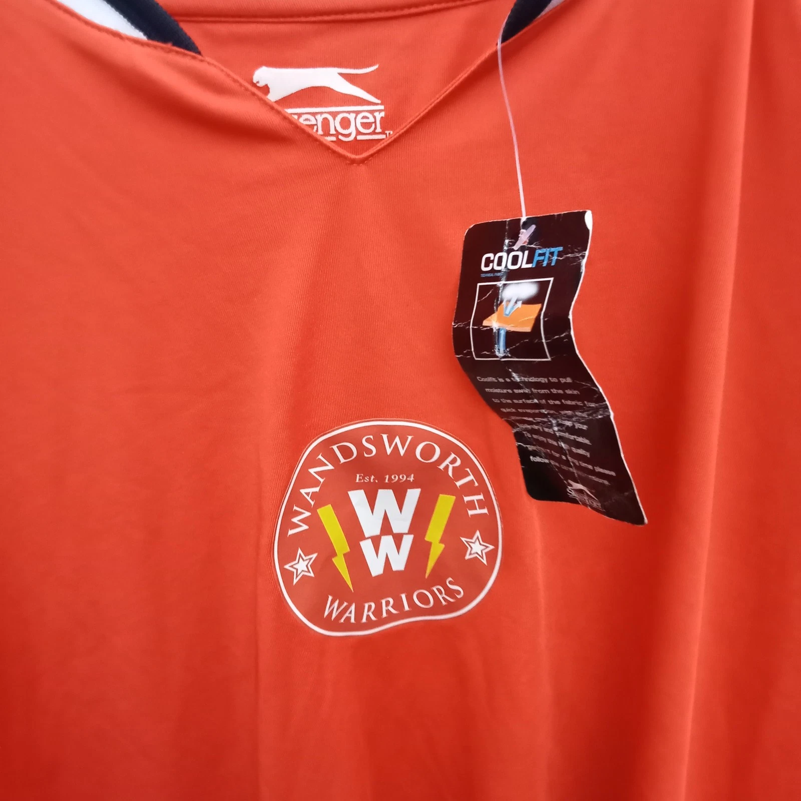 Wandsworth Warriors Home football shirt | jersey, Mens Large bnwt - Image 2