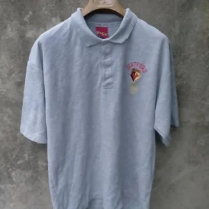Watford 90s training football polo shirt / jersey. Large mens.