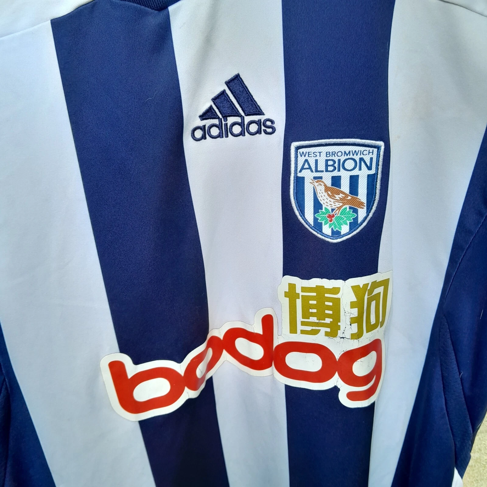 West Brom Albion 2011-12 Home football training shirt/ jersey. XS mens - Image 2