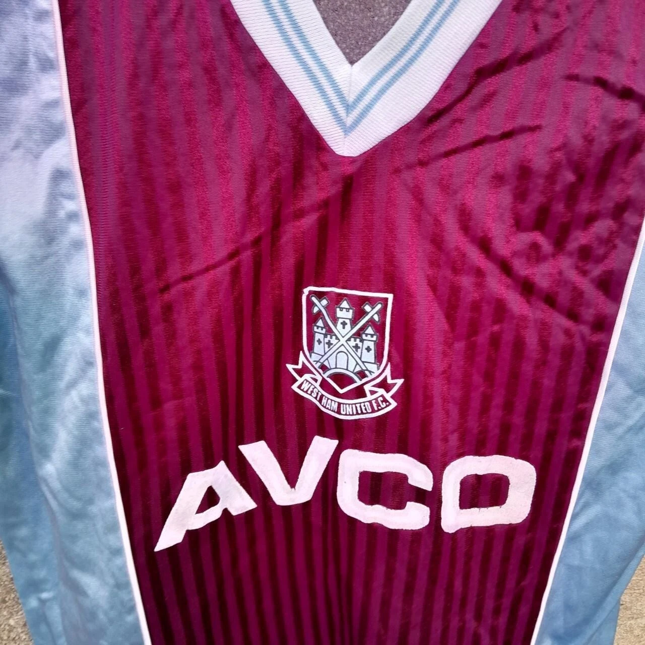 West Ham United 1987-89 home football jersey shirt small men's - Image 2