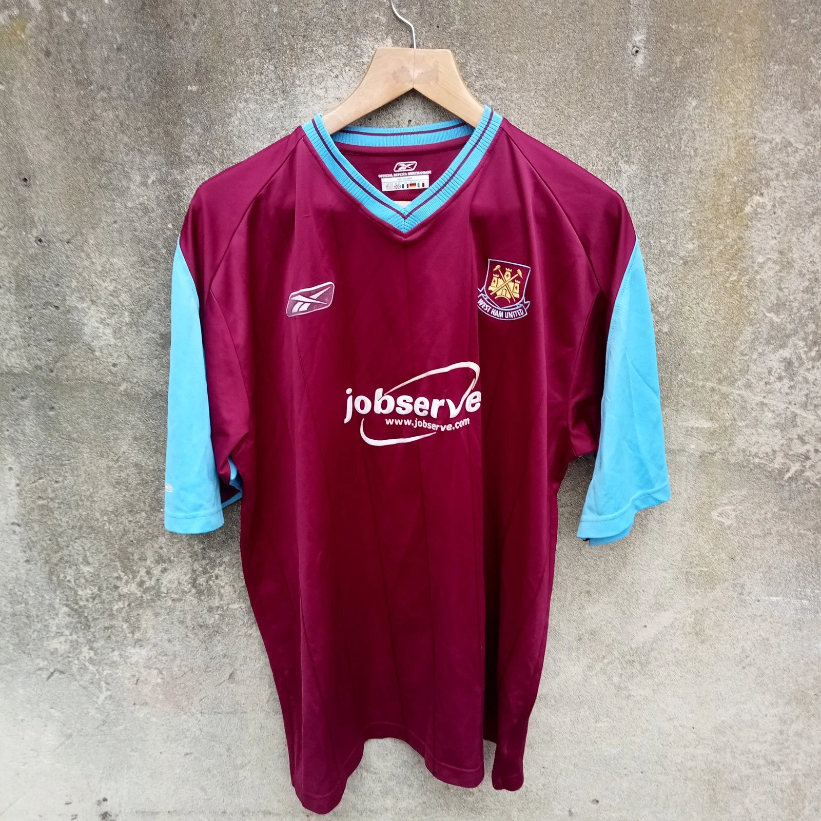 West Ham United 2003-05 Home football shirt, Mens XXL