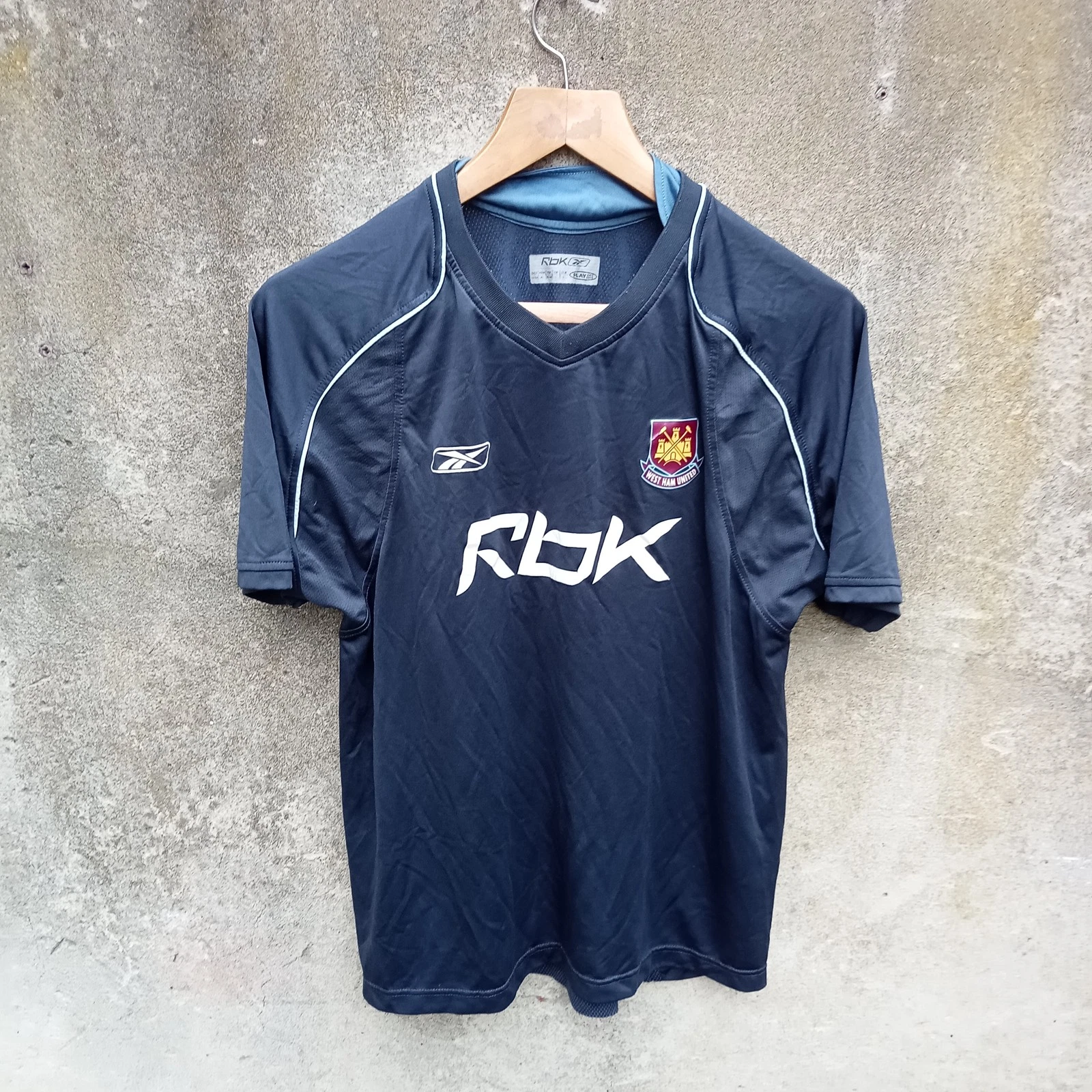 West Ham United 2005-06 training football shirt | jersey, Mens Large