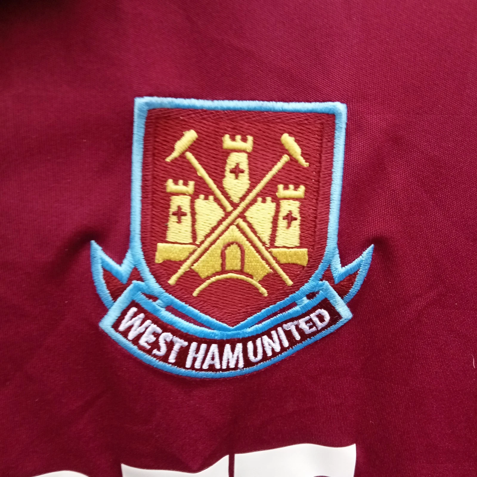 West Ham United 2009-10 Home football shirt , jersey, Mens Large - Image 4