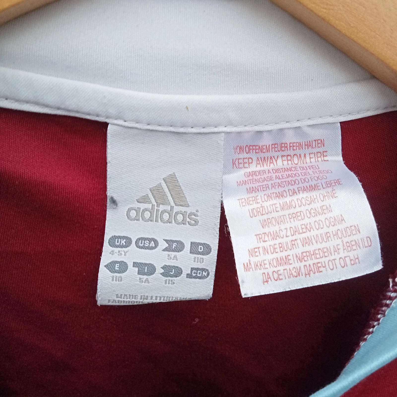 West Ham United 2013-14 home football shirt | jersey, Boys 4-5 Years Small - Image 4