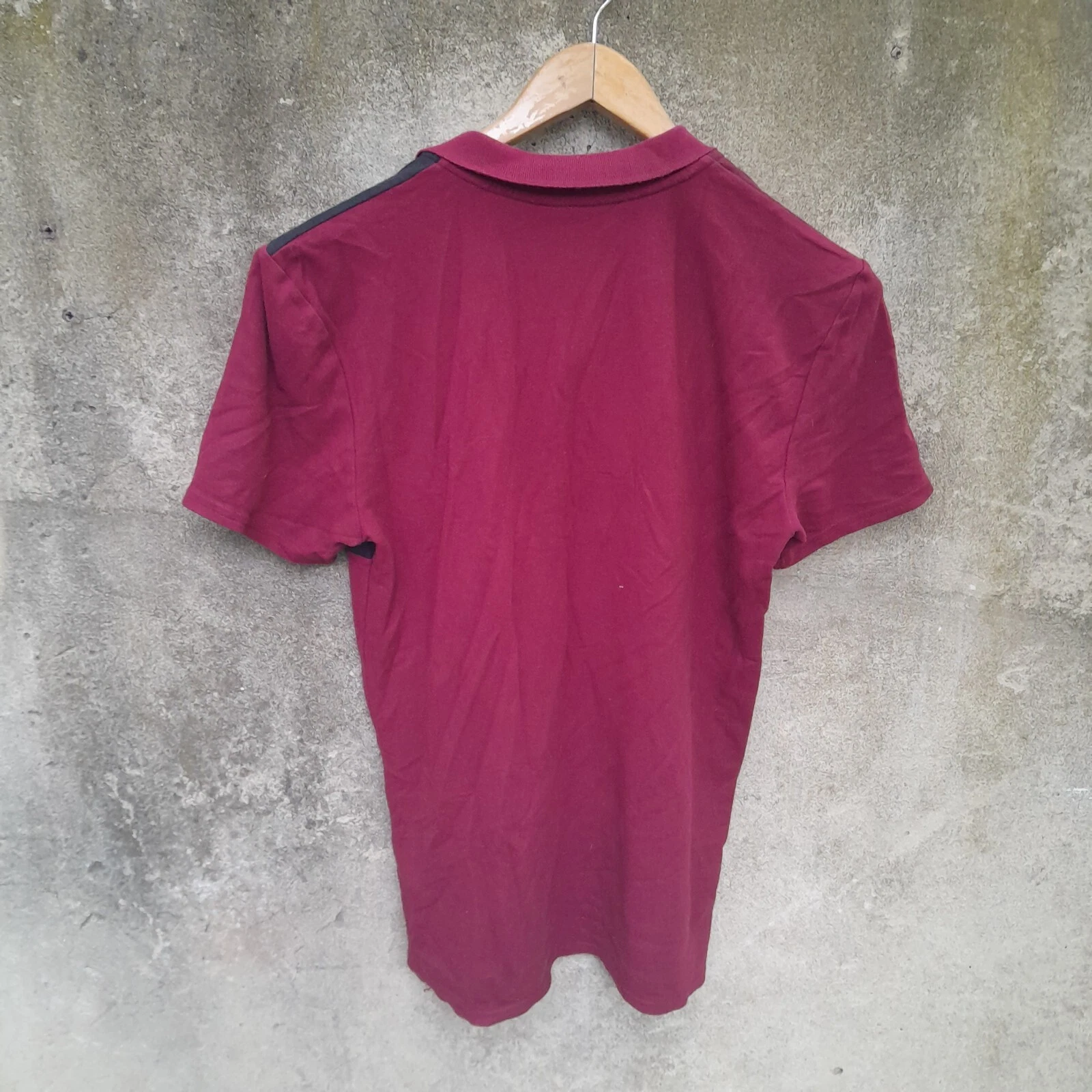 West Ham United home polo football shirt / jersey. Medium mens - Image 5