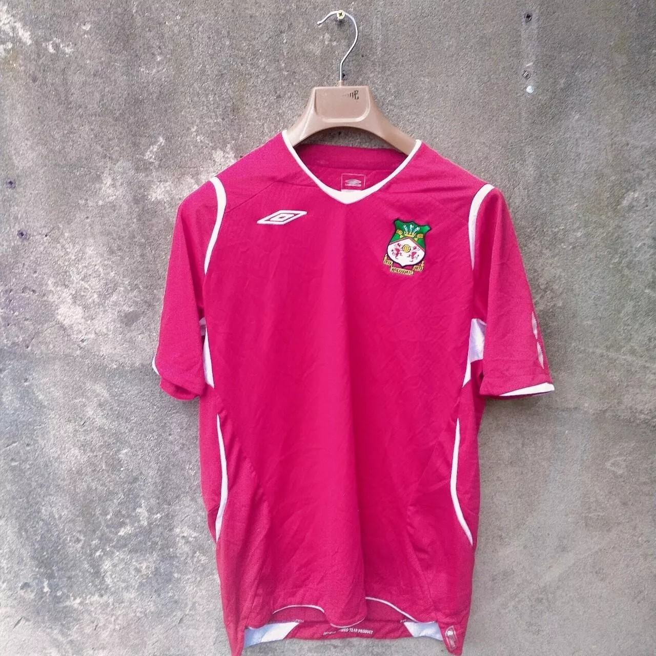 Wrexham 2008-09 home football shirt/ jersey