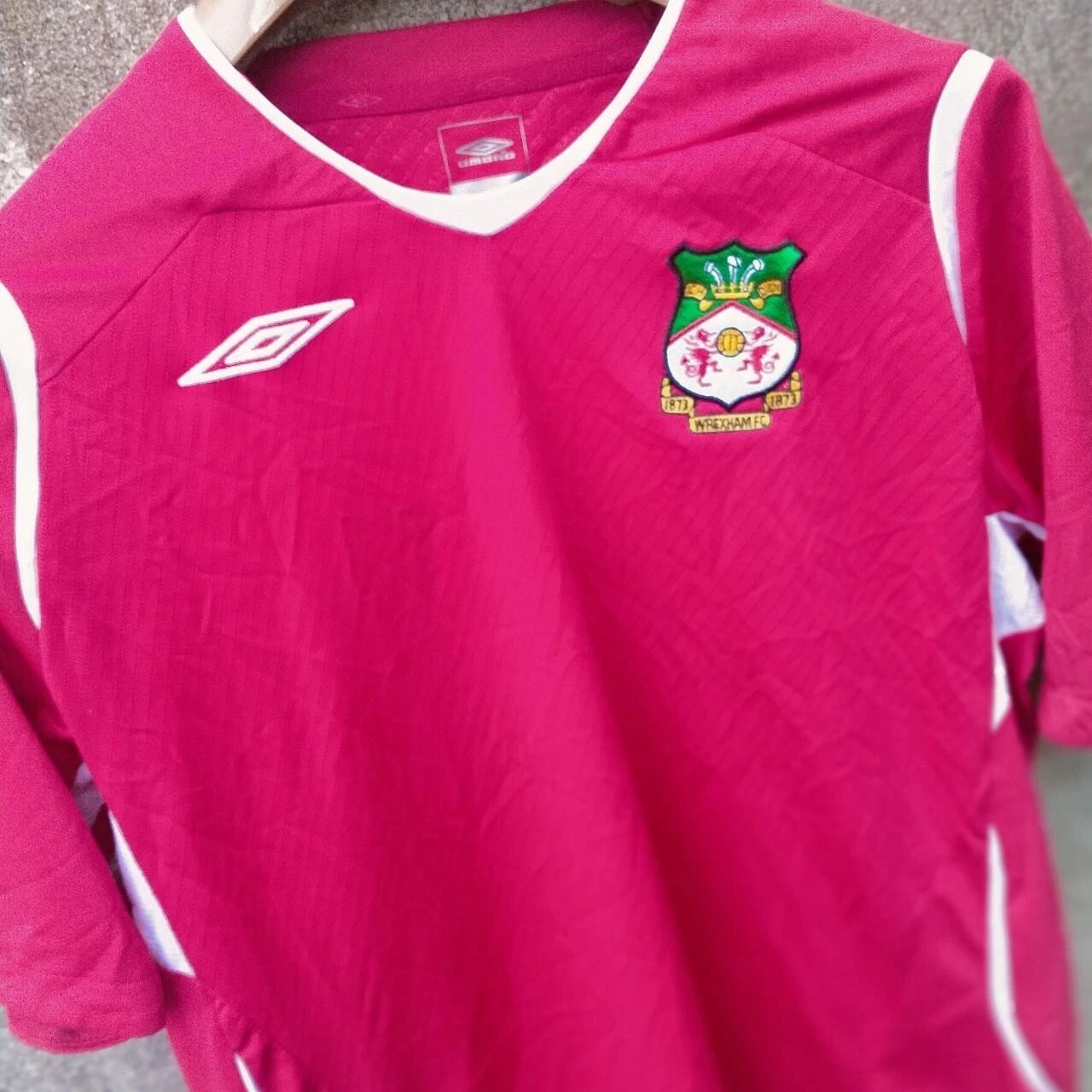 Wrexham 2008-09 home football shirt/ jersey - Image 2